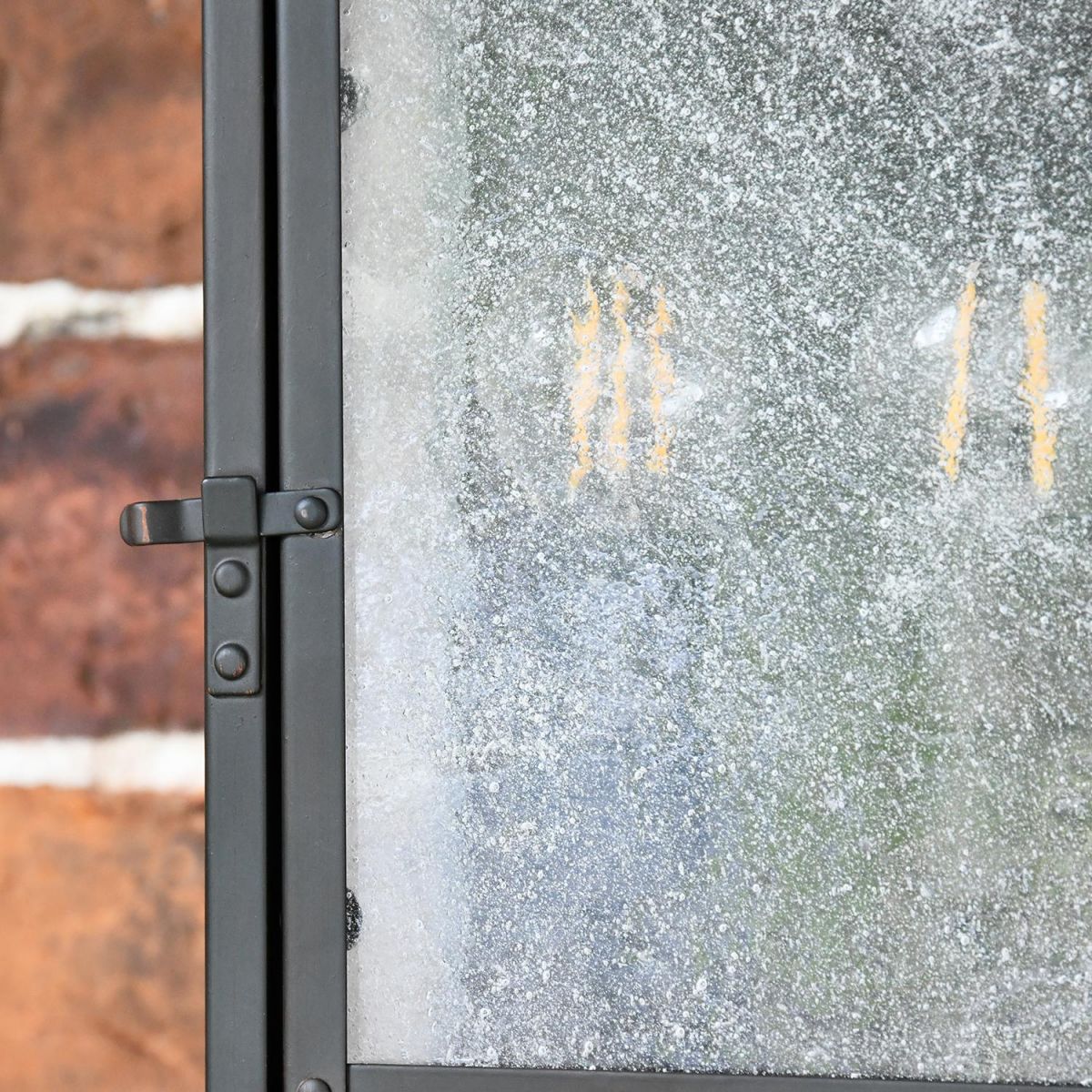 Seeded Glass on the Traditional "York" Aged Copper Wall Lantern