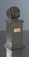 Beagle Bronze Dog Treat Jar
