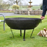 Kadai Bowl with stand in garden setting 