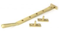 10" Satin Brass Four Pin Window Stay - 296mm
