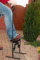 “Thomason” Tudor styled free standing boot scraper