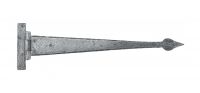 18" Hammer Pewter Arrow Tip Hinges