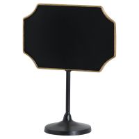 Traditional Table Top Vintage Chalk Board Finished in an Antique Bronze