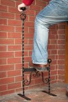 “Thomason” Tudor styled free standing boot scraper