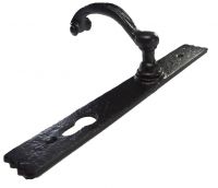 "Apslen Hall" Black Cast Iron Lever Handle