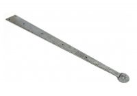 24" Traditional Blacksmith Inspired Pewter Hinge Front