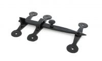 Privacy Latch Set Black Finish Iron