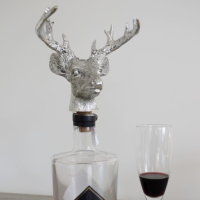 Stag cork stopper in situ 