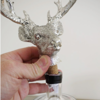 Close up of stag cork stopper 