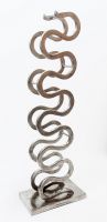 "Winslow Waves" Aluminium Wine and Bottle Holder