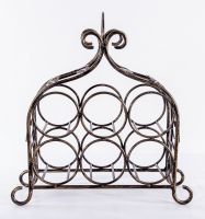 "Lille" Table Top Vintage Wine Rack
