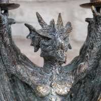 Close up of dragon detailing 