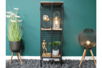 Freestanding Caged Storage Cabinet 