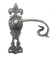 Curly Lever Lock Set Natural Textured