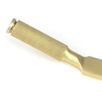 Close-Up of Handle for 8" Satin Brass "Royale" Three Pin Window Stay - 248mm