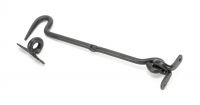 8" External Beeswax Forged Cabin Hook & Stay