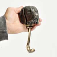 Beagle Dog Door Knocker to Scale