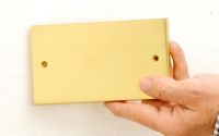 Rectangular Plain engraveable sign