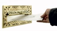 Faberge Inspired ornate filigree letter plate
