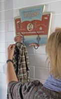 Two Hook Coat Rail - Vestiaire