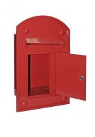 Red Bayswater built in Post Box