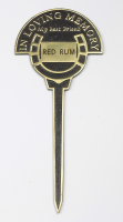 Pet Memorial Sign - Brass Horse Spiked