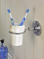 Chrome Matrix Toothbrush Holder
