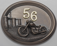 "Chopper" Classic Motorbike House Sign