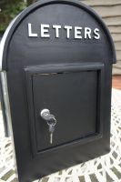View of the Back Opening Door on the Grosvenor Telescopic Post Box