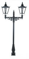 Dual Headed High Mast Column and Lantern Set