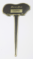 Pet Memorial Sign - Brass Guinea pig Spike