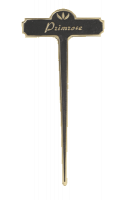 Primrose Brass Garden Plant Marker