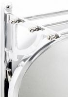 “Arlington” Bathroom Shelf Rail, Mirror and Hook Rail.