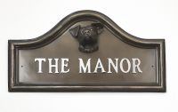 Jack Russell House Name Plaque