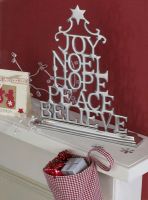 Joy, Noel, Hope, Peace, Believe Sign