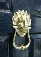 Door Knocker Downing Street Lion