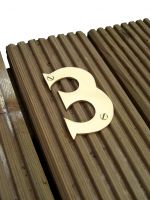 Solid Brass Mooring Numbers