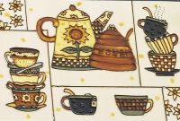 Time for Tea Iron & Ceramic Tray