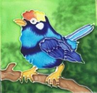 Kettle Trivet Blue Bird