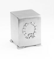 St Bartholomew Memorial Casket Chrome