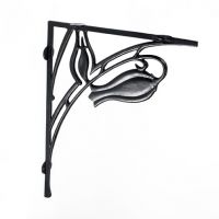 Black Tulip Art Nouveau Bracket 75 x 61cm