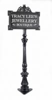 Lamp Post Sign Commerical