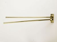 Solid Brass Double Towel Rail