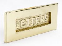 "Letters" Solid Brass Letter Plate