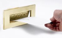 "Letters" Solid Brass Letter Plate