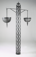 "Eiffel Flower" Hanging Basket Column & Hanging Baskets