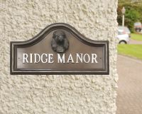 Poodle house sign