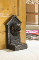 Warm bronze finish "Red Setter" door stop