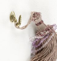 Curtain Tie Back Hook Brass