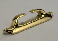 Polished Brass Lacquered Fairlead with Lip